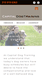 Mobile Screenshot of capitaldogtraining.com